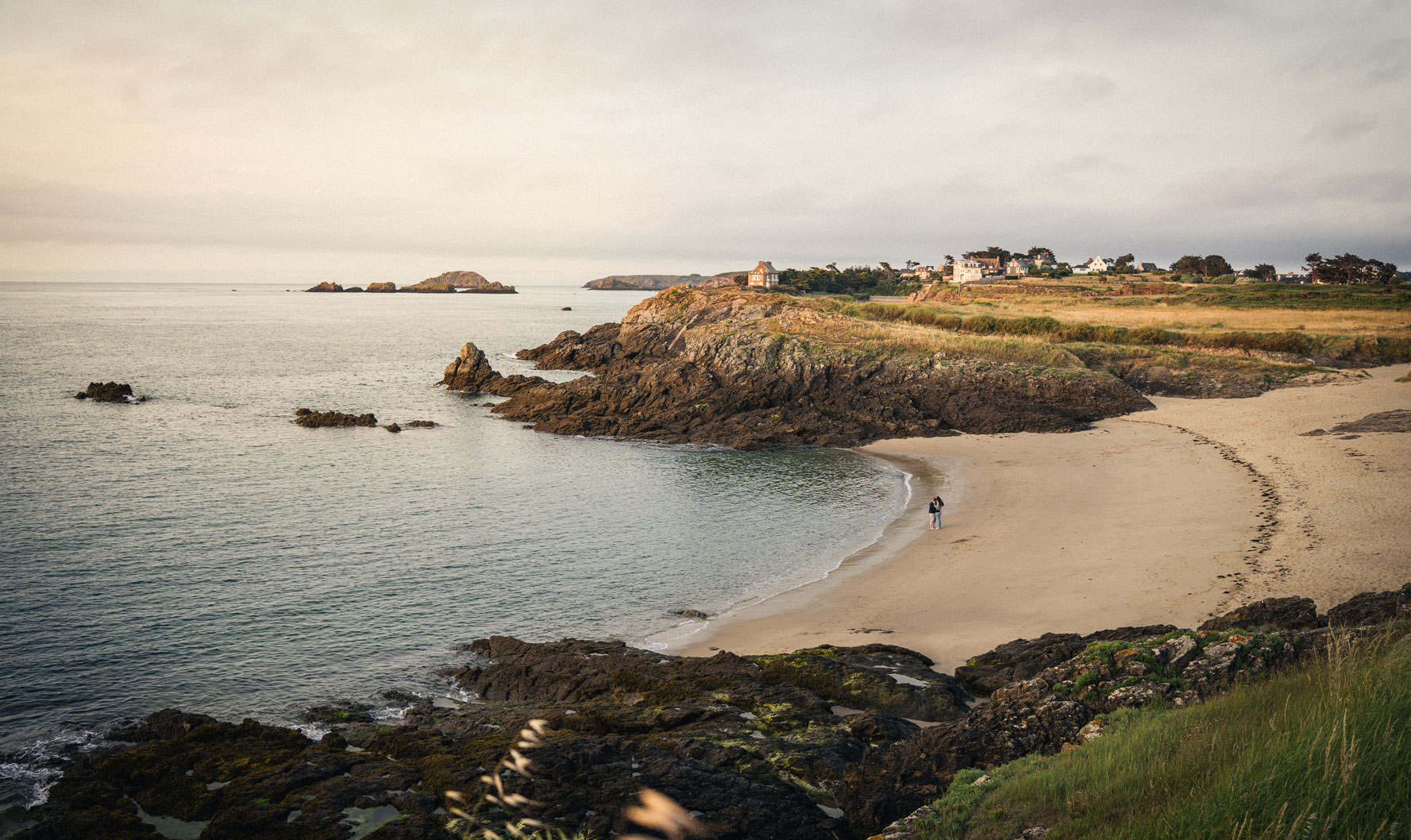 Séance photo couple à la Pointe de la Varde à Saint-Malo