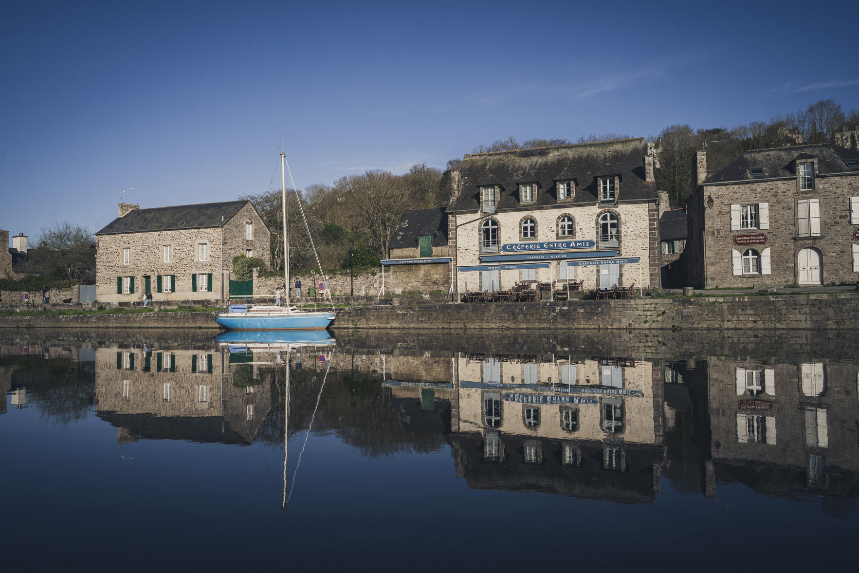 Séance photo au port de Dinan